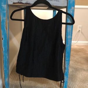 Black tank top